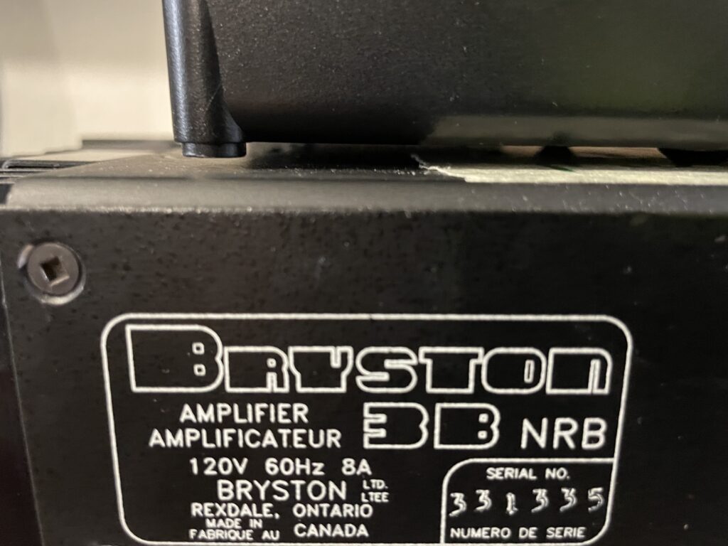 Bryston 3B NRB